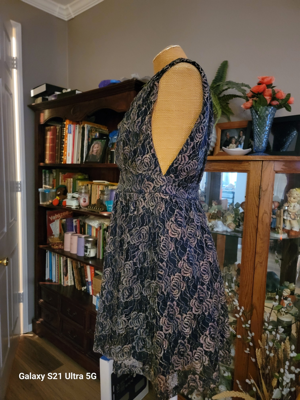 Lulus Black Multi-Color Shimmering Mini Dress - Picture 3 of 5